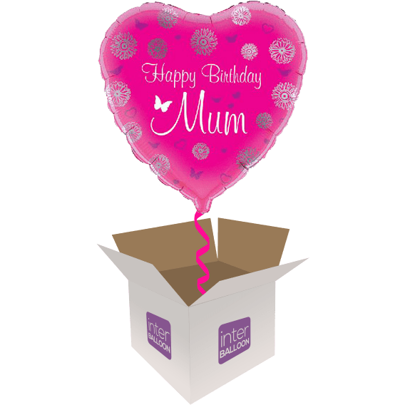Happy Birthday Mum Pink Butterflies - only £15.99