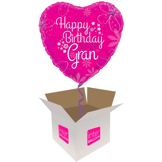 Happy Birthday Gran Pink Heart - only £15.99