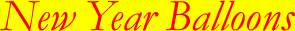 New Year Helium Balloon UK Delivery by the New Year UK Helium Balloon Delivery Service that believes in a thing called New Year Balloons!