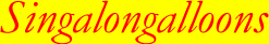 Singing Helium Balloon UK Delivery by the Singing Balloon UK Helium Delivery Service that believes in a thing called Singing Balloons!