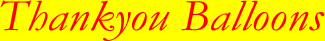 Thank You Helium Balloon UK Delivery by the Thank You UK Helium Balloon Delivery Service that believes in a thing called Thankyou Balloons!