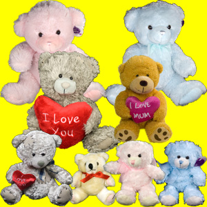 Add a Baby brown or Big brown Teddy Bear to your order!