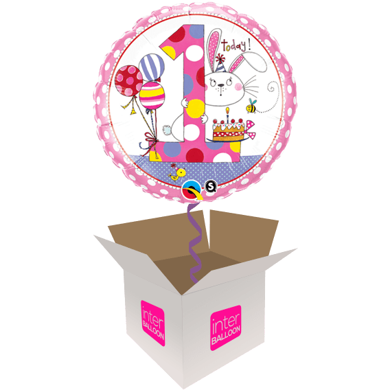 One of our 1st Birthday Balloons in a Box