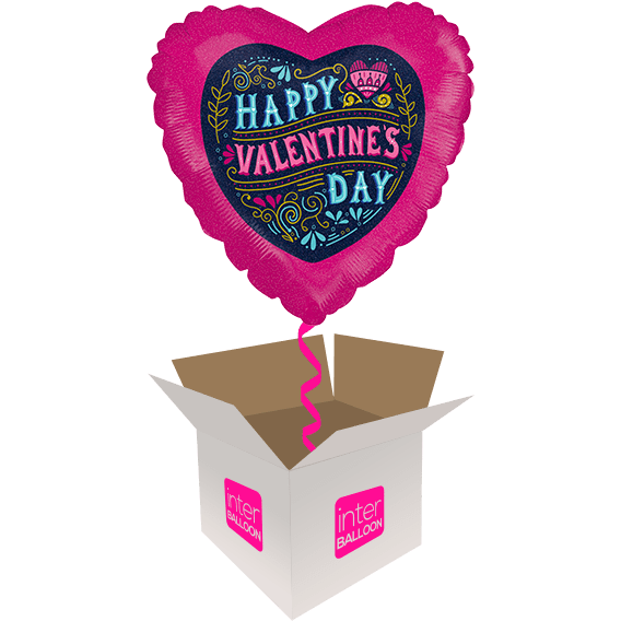 Vintage Valentine Holographic Heart