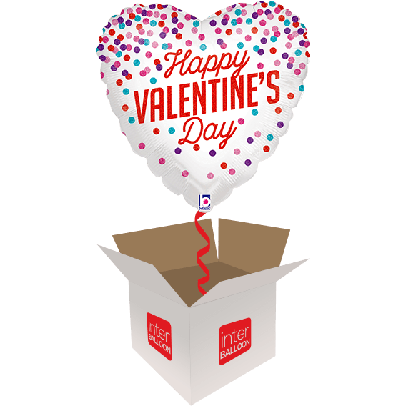 Glittering Valentine Confetti Heart