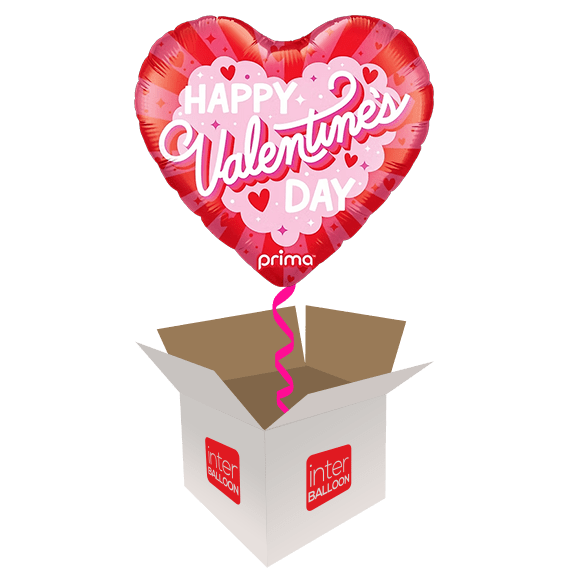 Happy Valentine’s Day Heart Burst