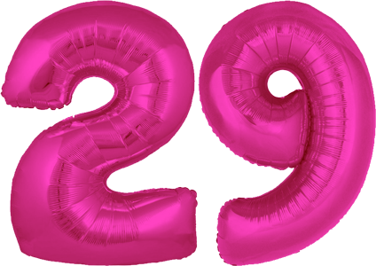 birthday number 29 png