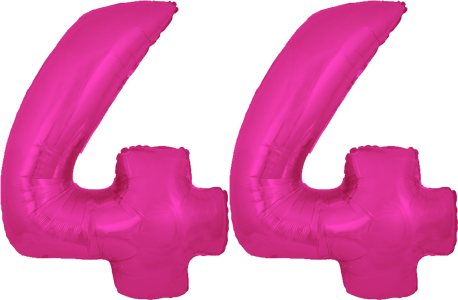 34″ Giant Pink No. 44 Balloon