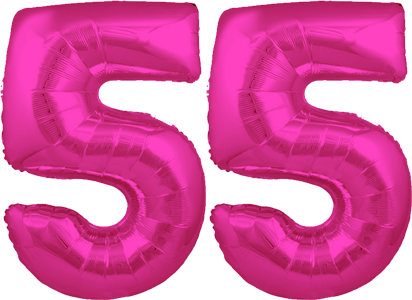 34″ Giant Pink No. 55 Balloon