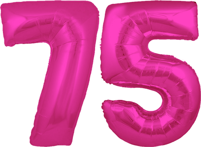 34″ Giant Pink No. 75 Balloon