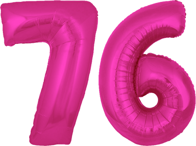 34″ Giant Pink No. 76 Balloon