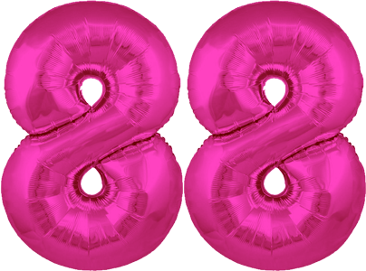 34″ Giant Pink No. 88 Balloon