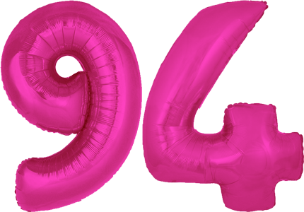34″ Giant Pink No. 94 Balloon