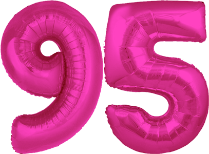 34″ Giant Pink No. 95 Balloon