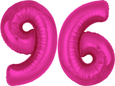34″ Giant Pink No. 96 Balloon