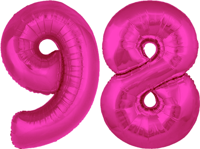 34″ Giant Pink No. 98 Balloon
