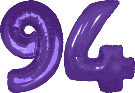 34″ Giant Purple No. 94 Balloon