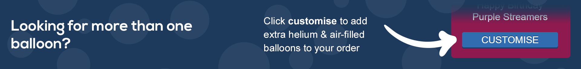 Add extra balloons